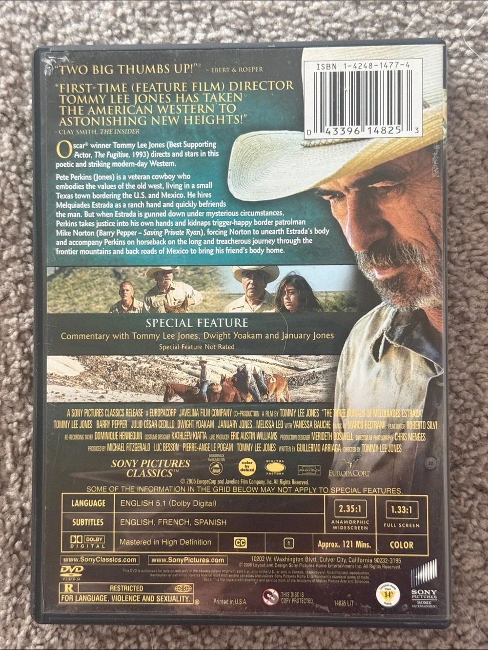 “The Three Burials of Melquiades Estrada” (DVD)!